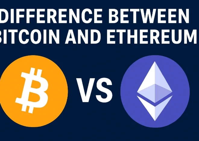 Difference Between Bitcoin and Ethereum
